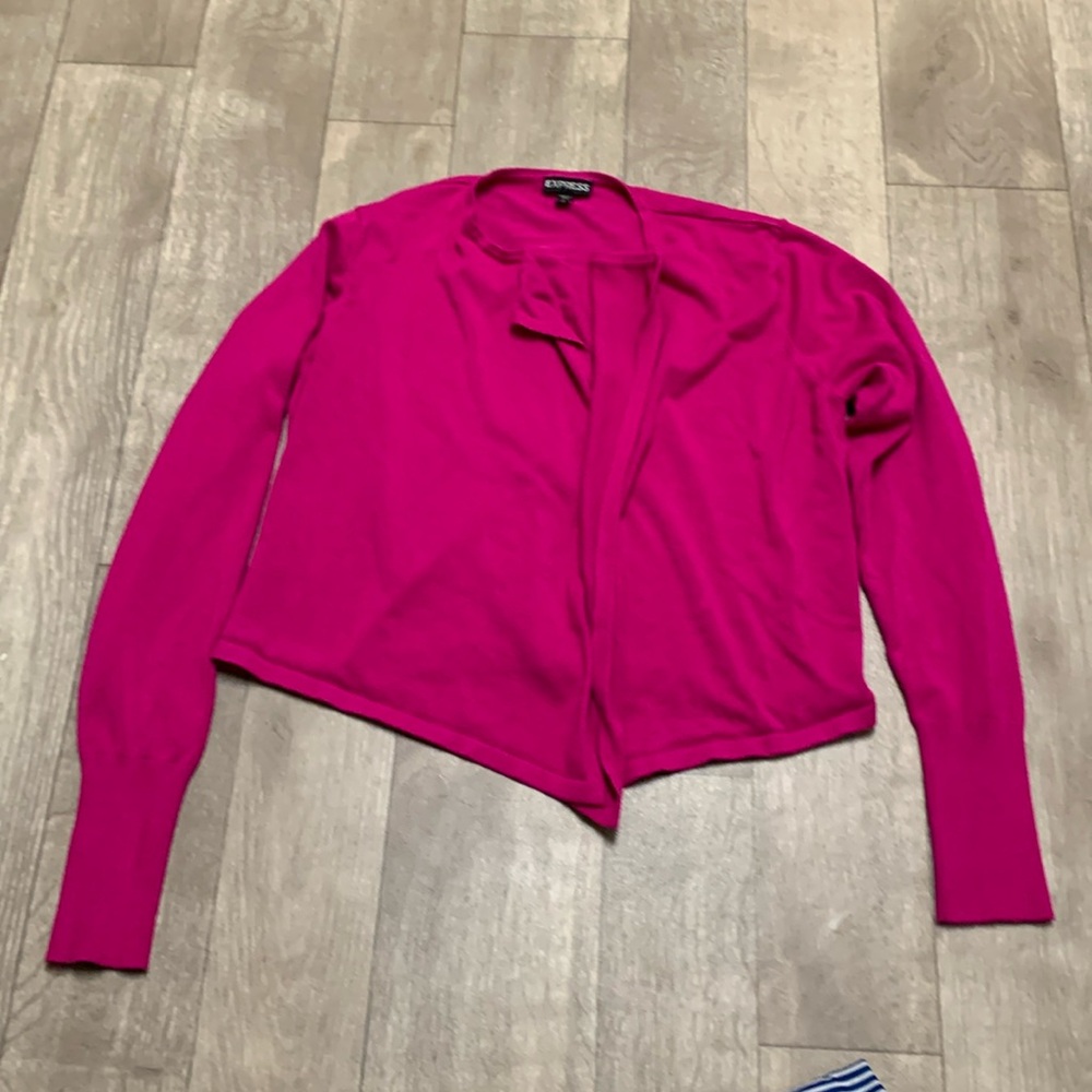 Womens Express Open Front Long Sleeve Casual Cardigan‎ Sweater